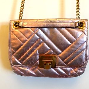 Michael Kors pink metallic  bag